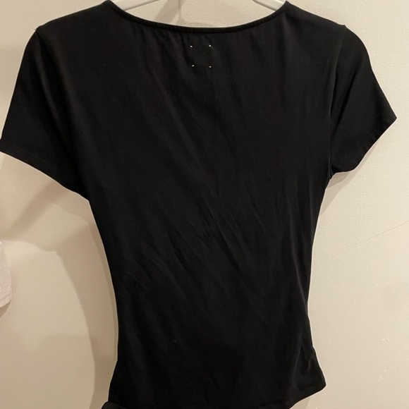 Rebecca Taylor La Vie Cut Out Jersey Tee - Picture 7 of 7
